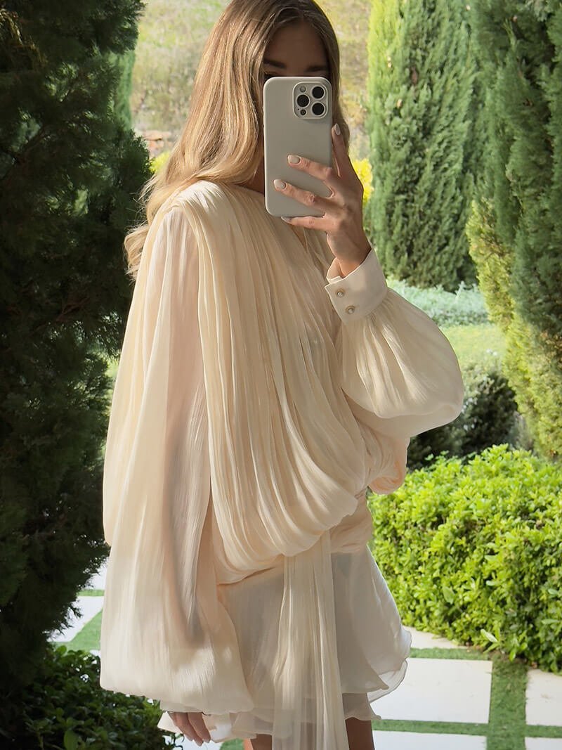 SOERA Rosella Mini Dress - Dresses - Soera-Rosella-Dress-Apricot/S Apricot S